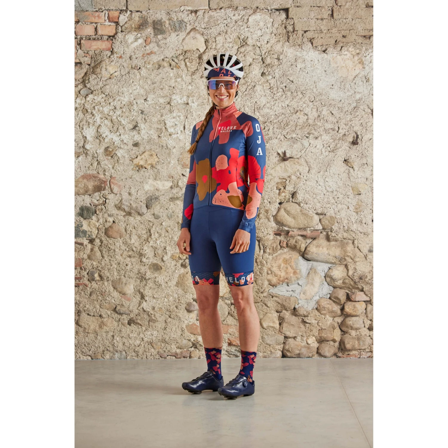 Maloja AmiataM. Women's Roadbike Short Tights - Midnight Rainbow 8746 - Image 3