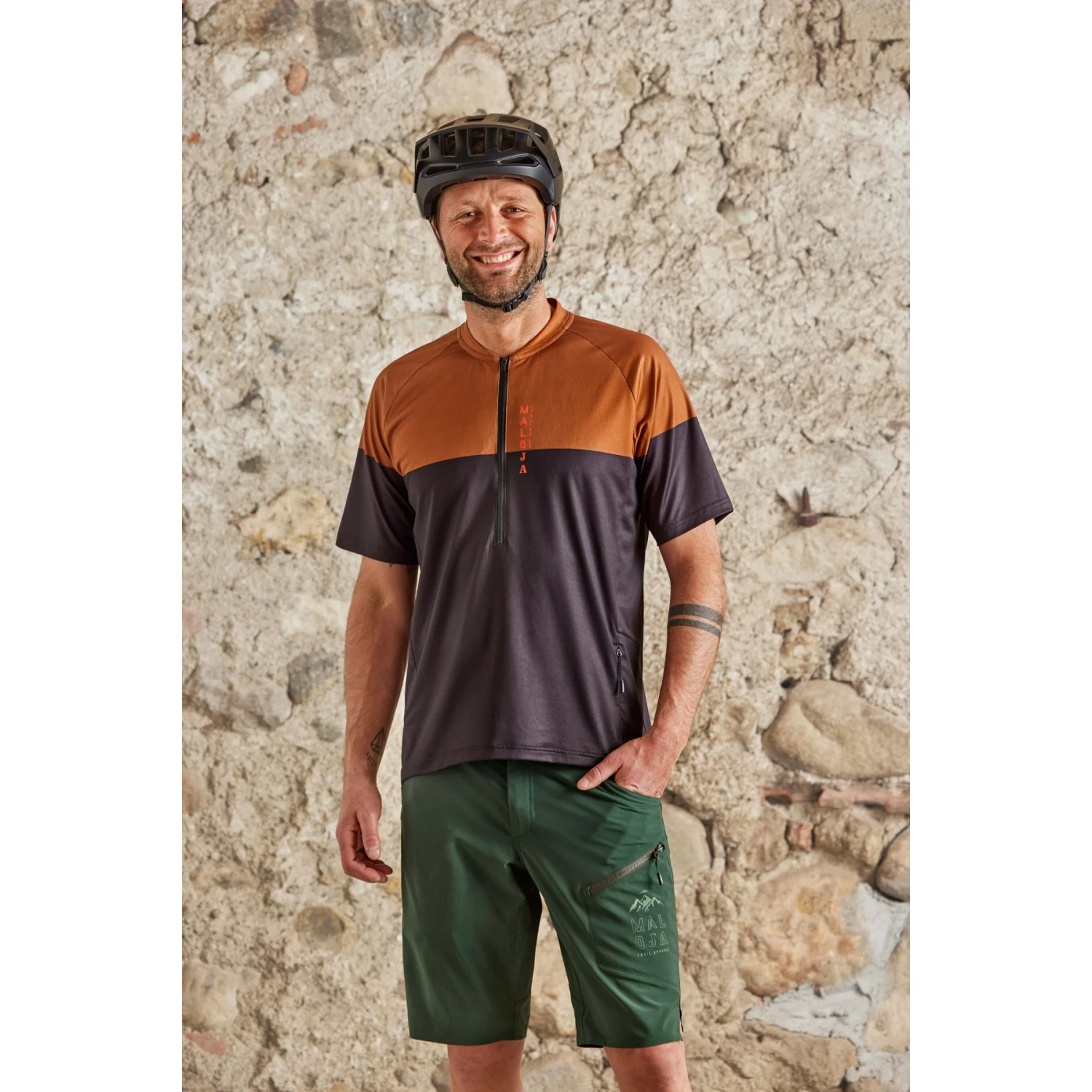 Maloja BarettiM. All Mountain Trail Jersey - Midnight Multi 8618 - Image 3
