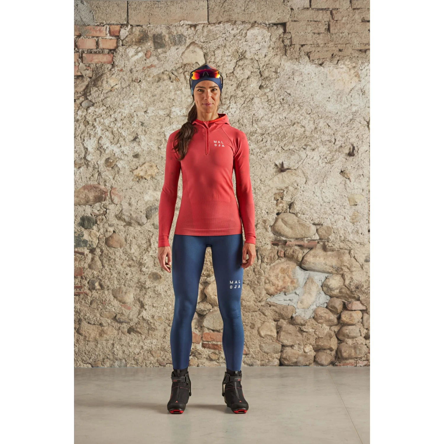 Maloja BlaumeiseM. Nordic Freeknit Women's Shirt - Raspberry 0311 - Image 3