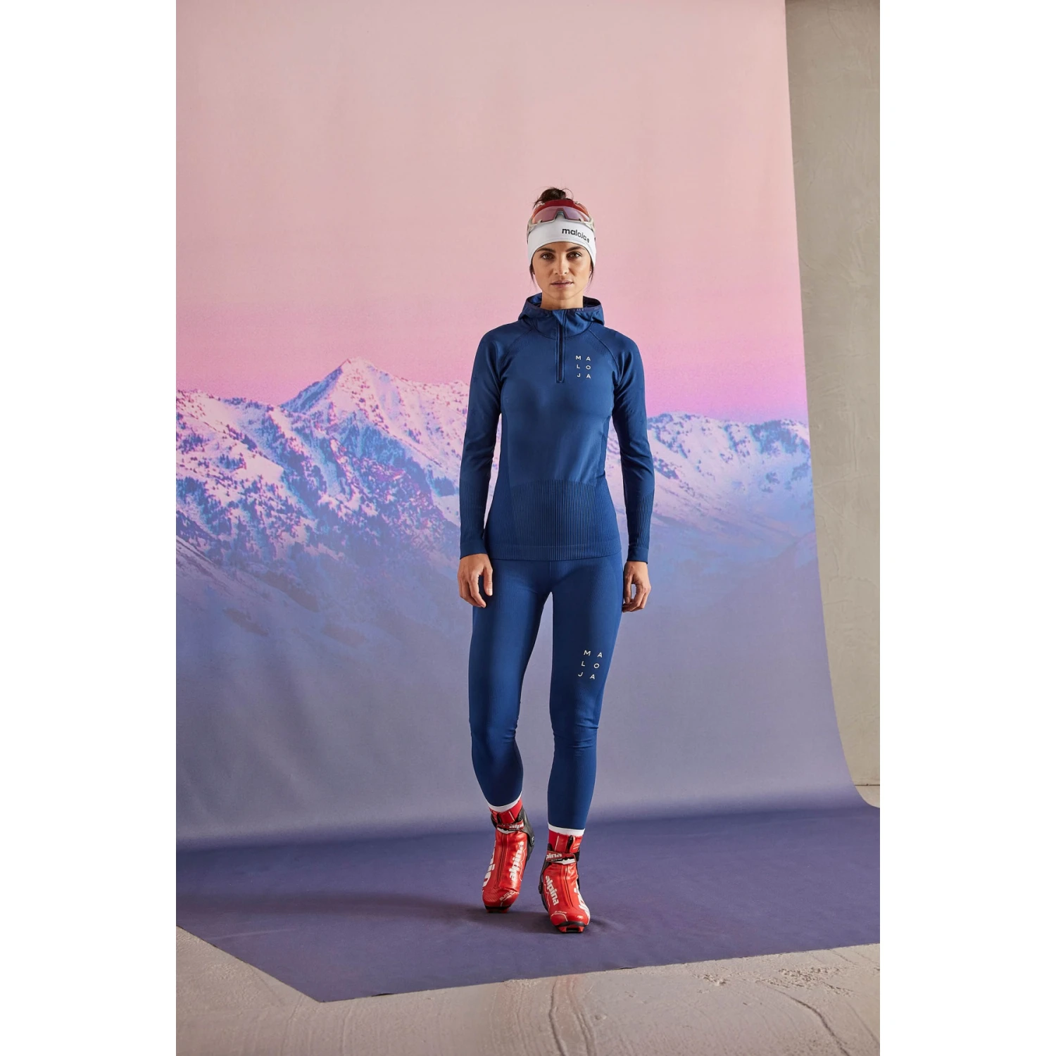 Maloja BlaumeiseM. Nordic Freeknit Women's Shirt - Midnight 8581 34123 - Image 3