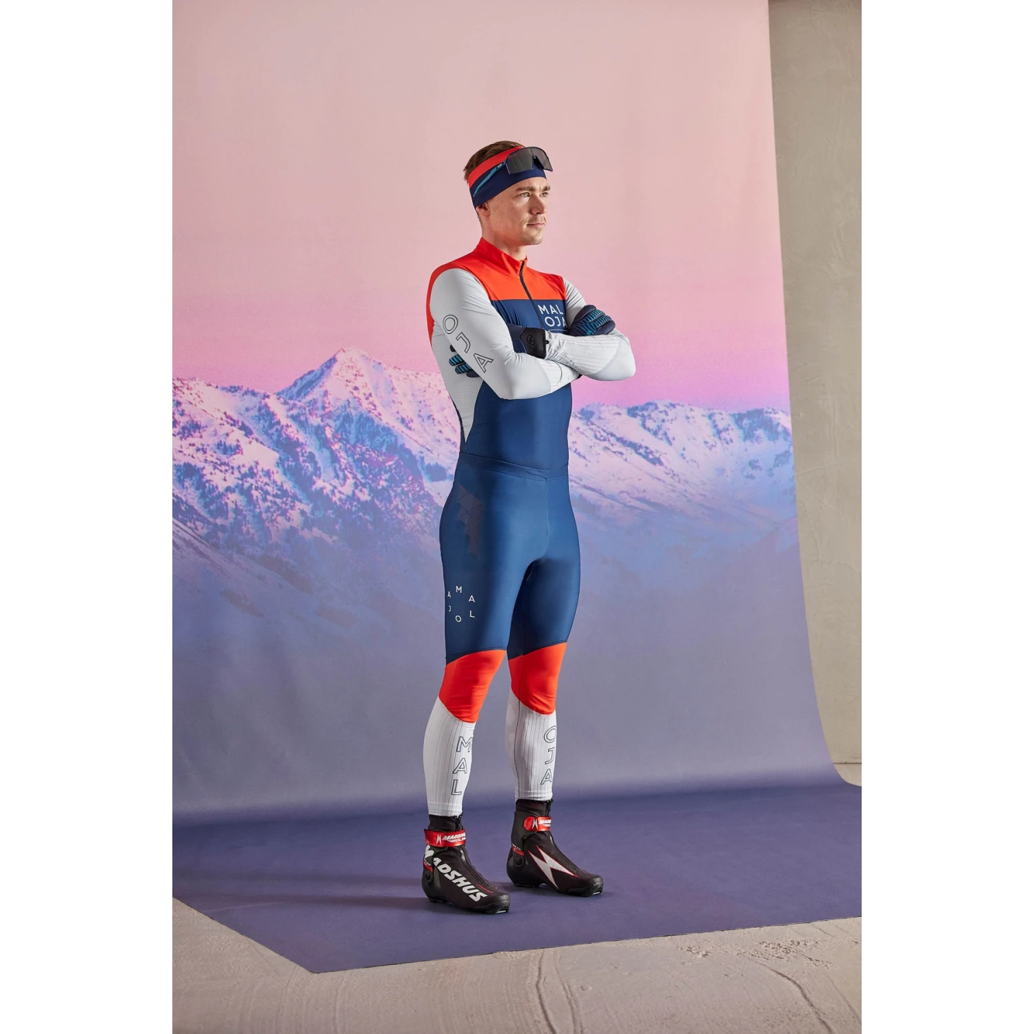 Maloja CastelfondoM. Nordic Race Aero Shirt - Midnight Multi 8618 34219 - Image 3