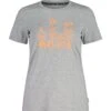Maloja CuragliaM. Multi 1/2 Women's T-Shirt - Grey Melange 7096