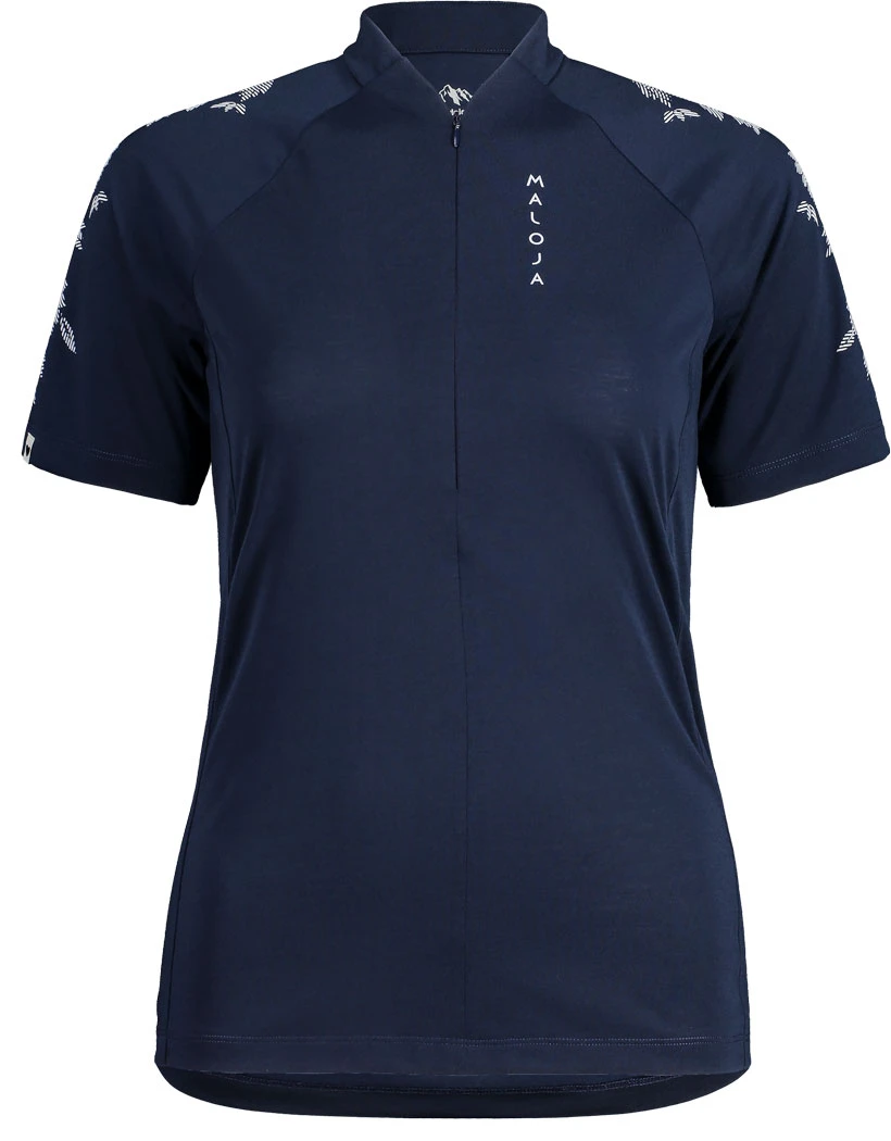 Maloja CuragliaM. All Mountain 1/2 Short Sleeve All Mountain Shirt Women's - Night Sky 8325
