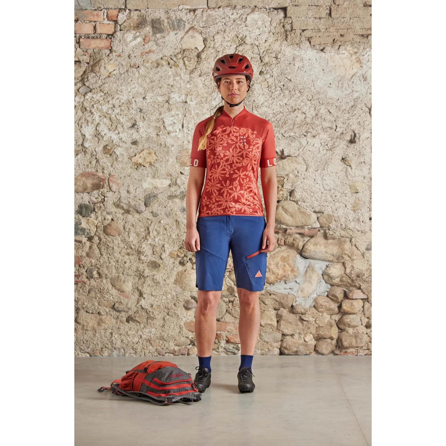 Maloja EnvaliraM. 1/2 Cycle Women's Jersey - Moonless Mountainarnica 8752 - Image 3