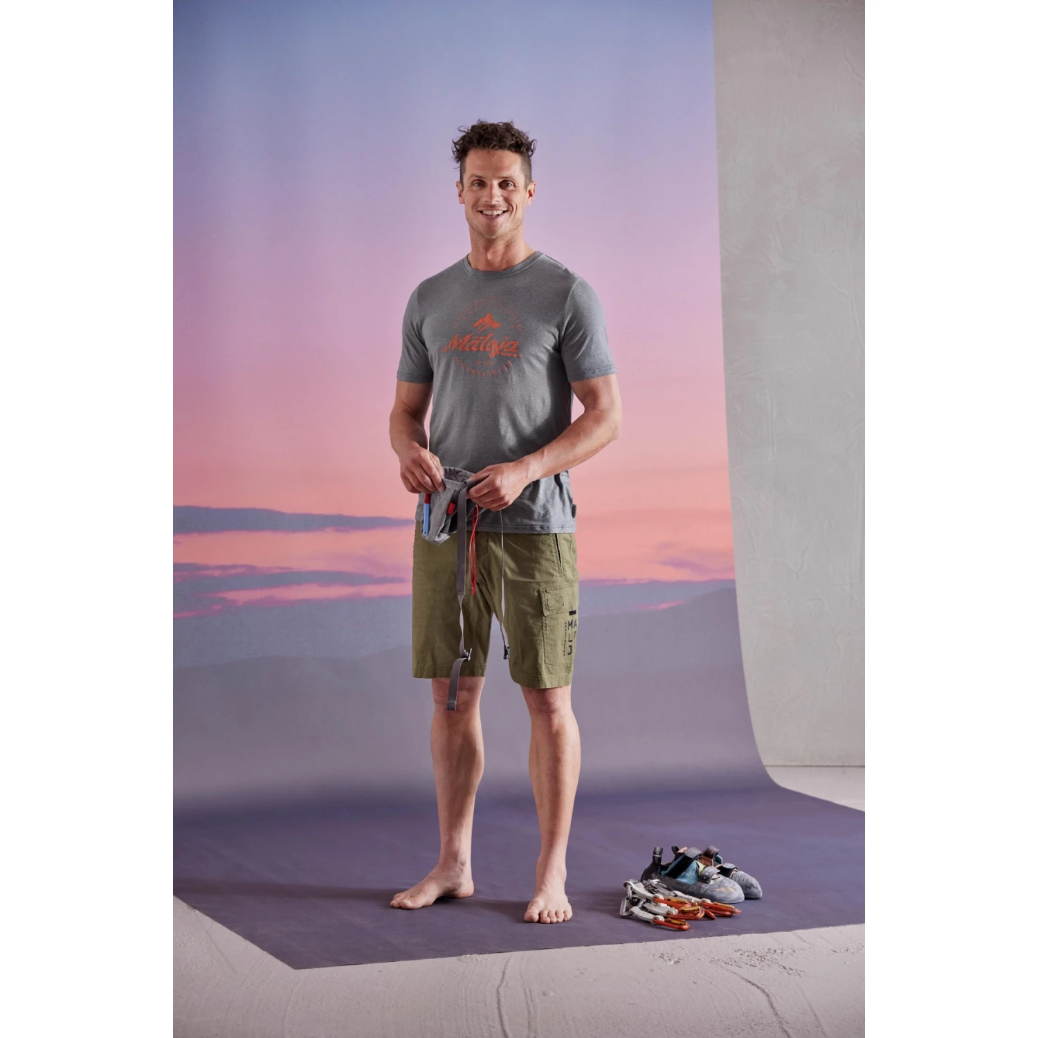Maloja GartlM. Adventure Shorts - Moonless 0817 - Image 3