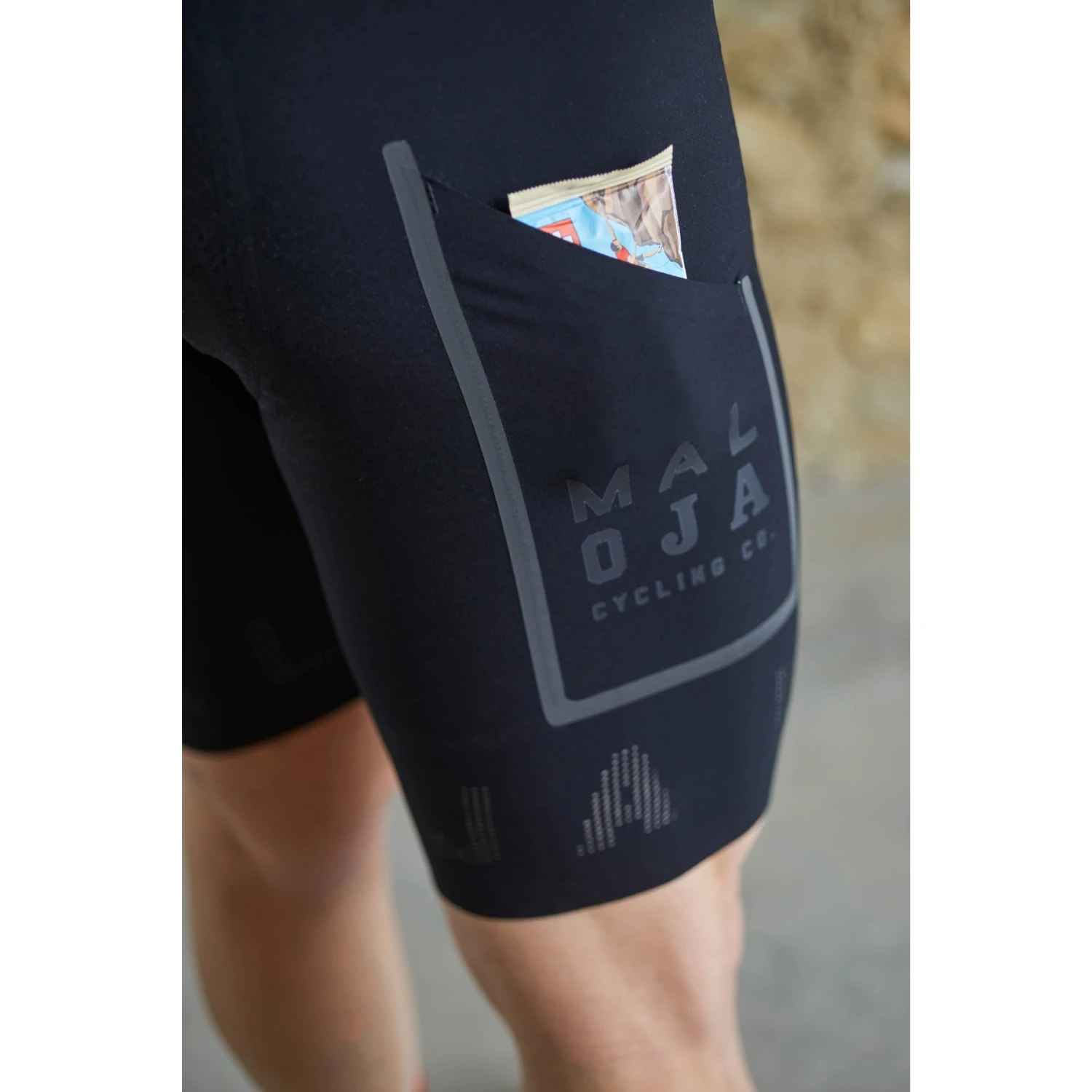 Maloja GoldhaarmoosM. Roadbike Bib Shorts - Moonless 0817 - Image 6