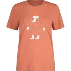 Maloja NomiM. Organic Cotton Tee Women - Rosewood 8583