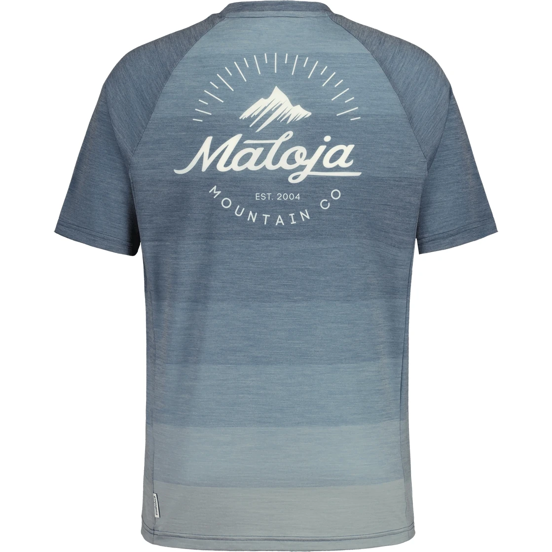 Maloja PecolM. Baselayer Shirt - Midnight Stripe 8621 - Image 2