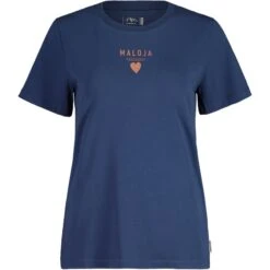 Maloja PlanbellM. Organic Cotton Tee Women - Midnight 8581