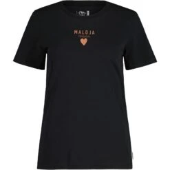 Maloja PlanbellM. Organic Cotton Tee Women - Moonless 0817
