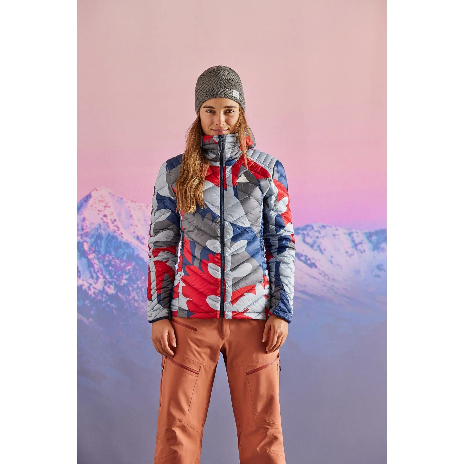 Maloja RehM. Light Mountaineering ReDown Women's Jacket - Moonless Seeds 8634 - Image 3