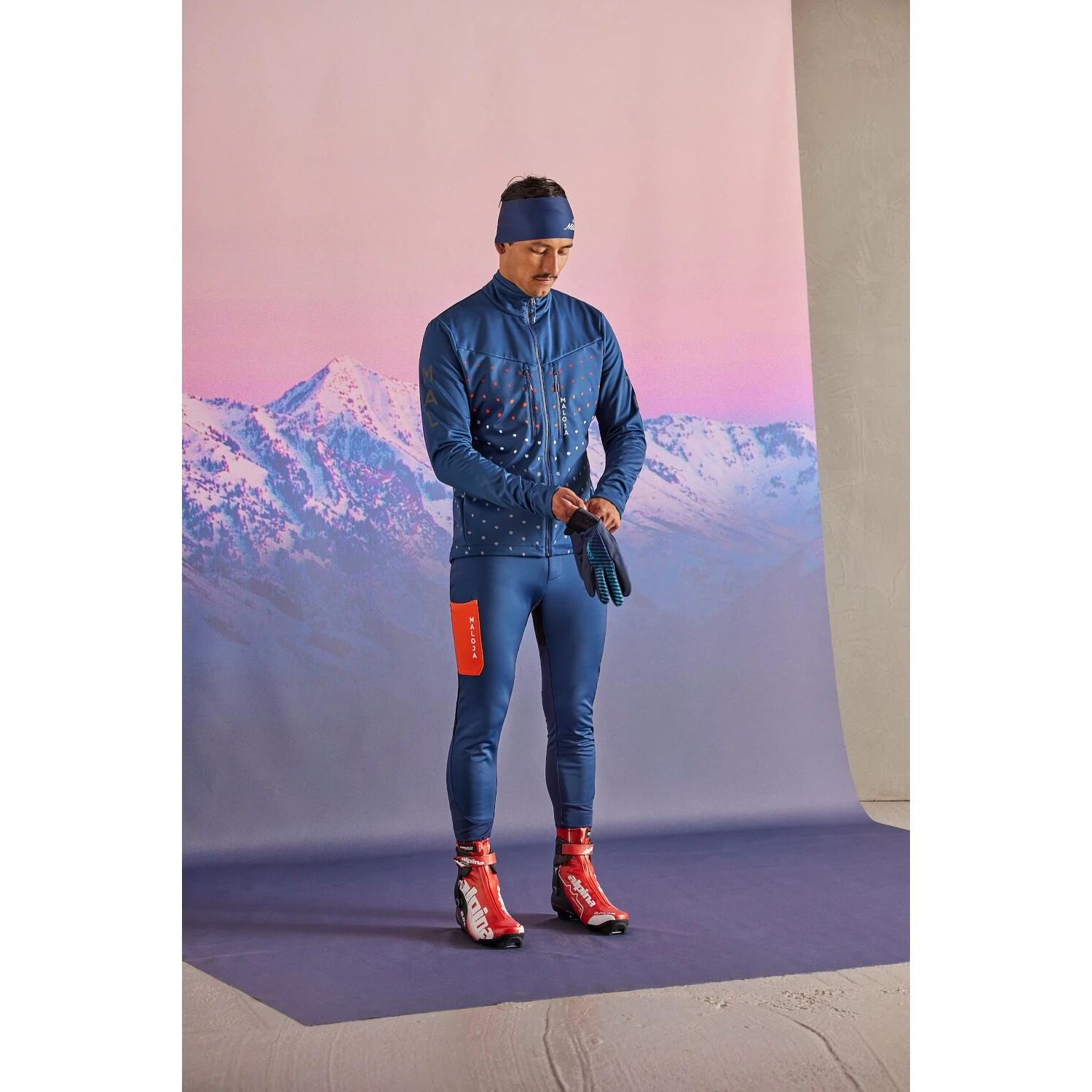 Maloja SanzenoM. Cycle Thermal Windblock Jacket - Midnight Dot 8610 - Image 4