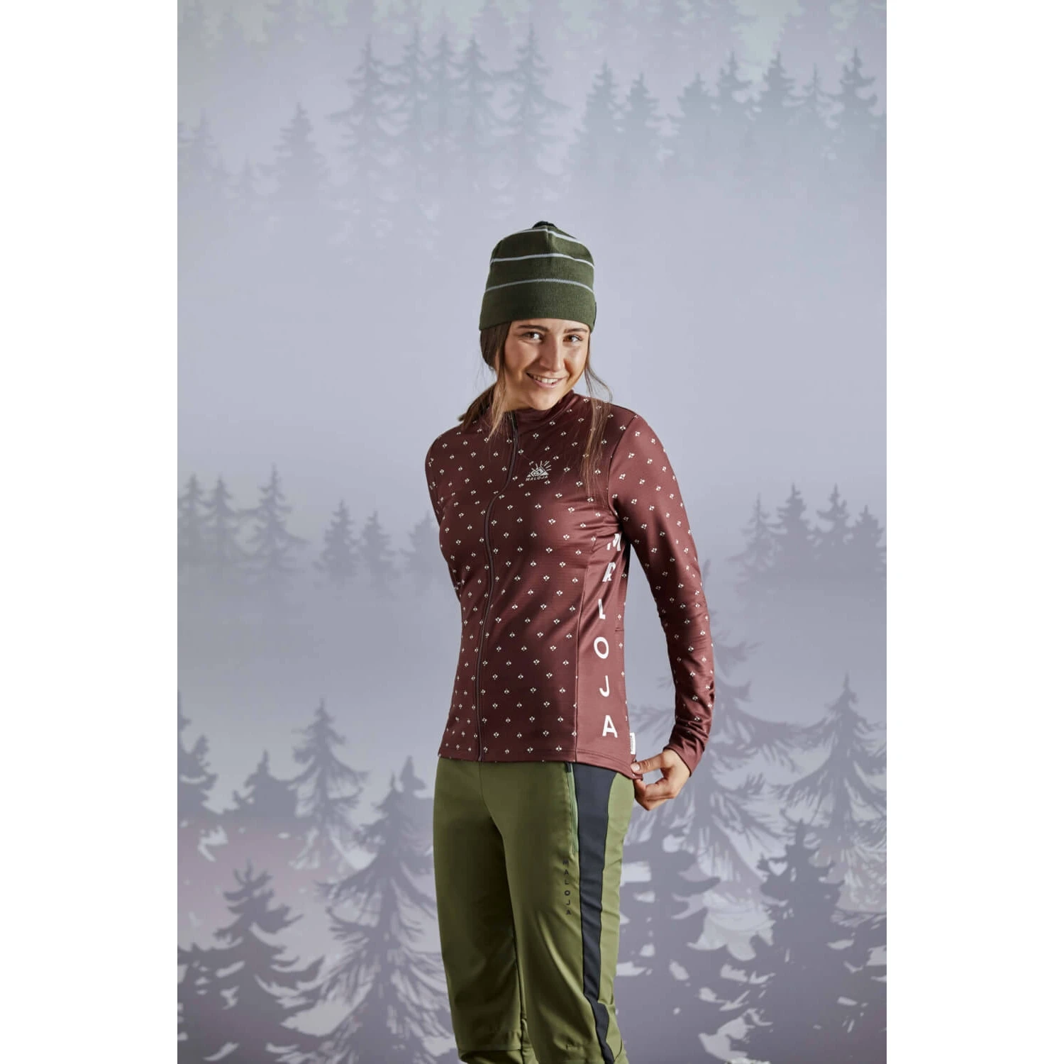 Maloja SawangM. 1/1 Women's Adventure Midlayer Jacket - Squirrel Rabbitpaw 8566 - Image 3