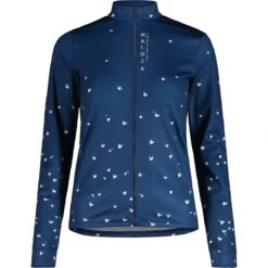 Maloja SawangM. 1/1 Women's Adventure Midlayer Jacket - Midnight Flying Hearts 8611
