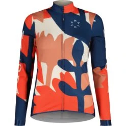 Maloja ToadstoolM. 1/1 Women's Cycle Jacket - Midnight Pastel Leaves 8619