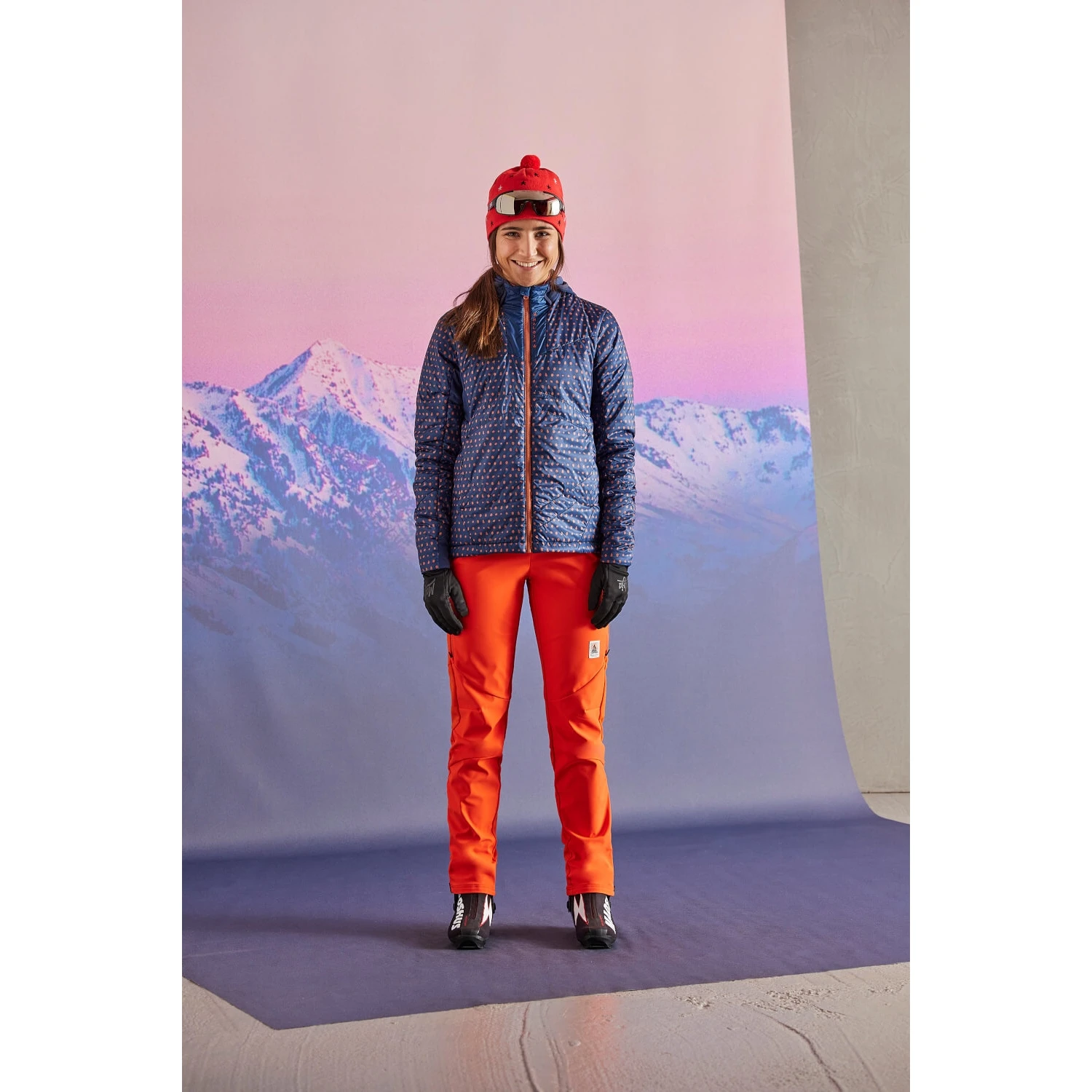 Maloja TrevisoM. Women's Nordic Puffer Jacket - Chestnut 8670 - Image 3