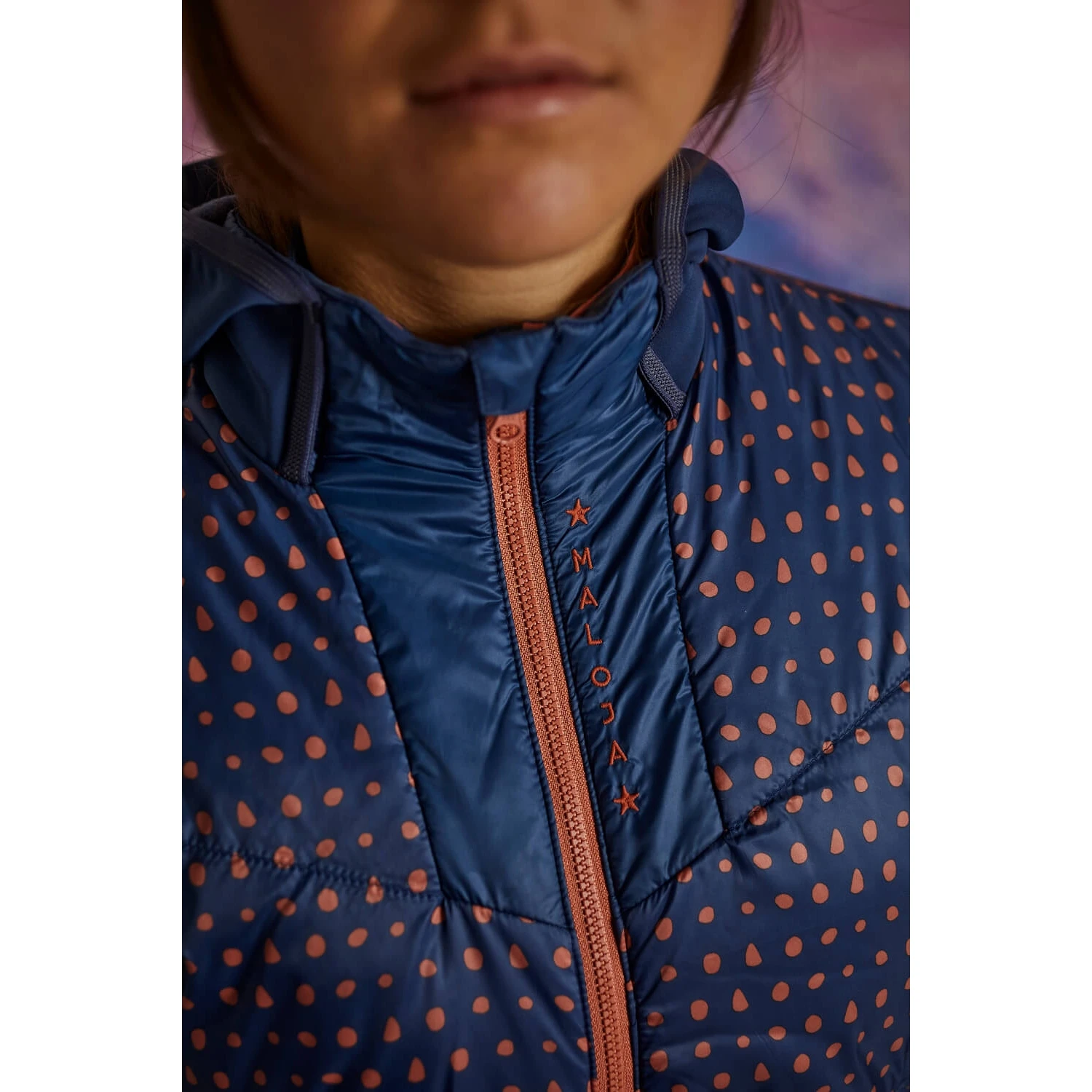 Maloja TrevisoM. Women's Nordic Puffer Jacket - Chestnut 8670 - Image 10