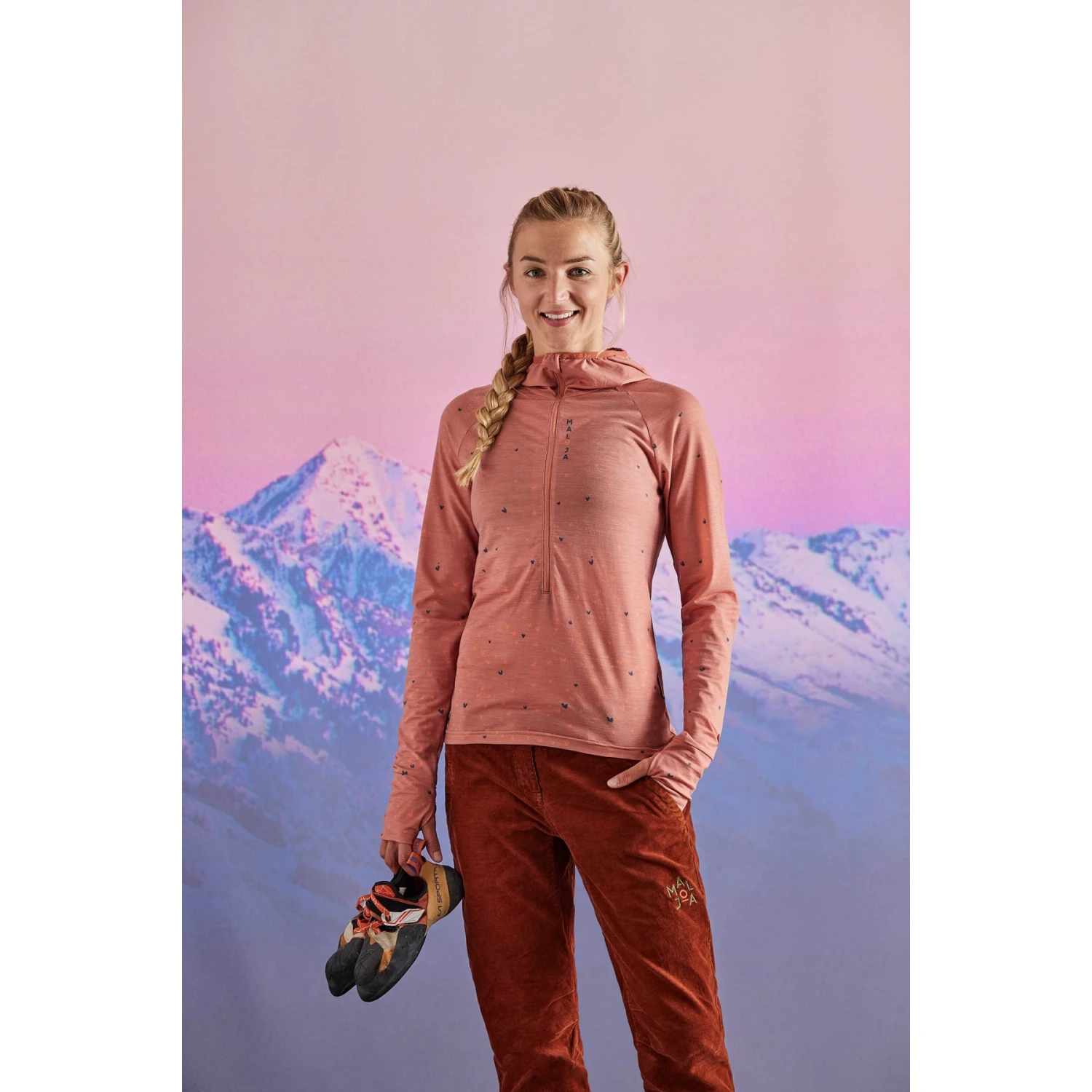 Maloja VajoletM. Mountain Midlayer Women's Shirt - Midnight 8581 - Image 3