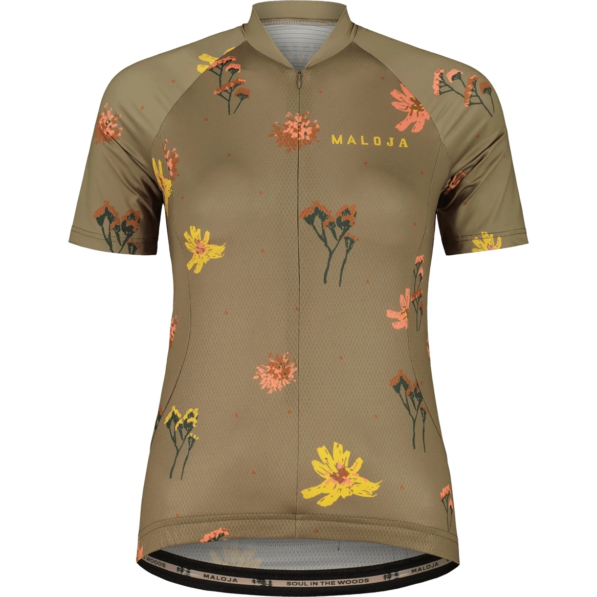 Maloja VanilM. AOP 1/2 Cycle Women's Jersey - Oak 8675
