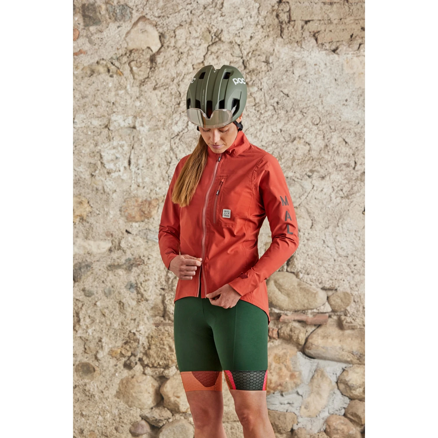 Maloja VeloU. Rain Roadbike Jacket - Rosehip 8674 - Image 3