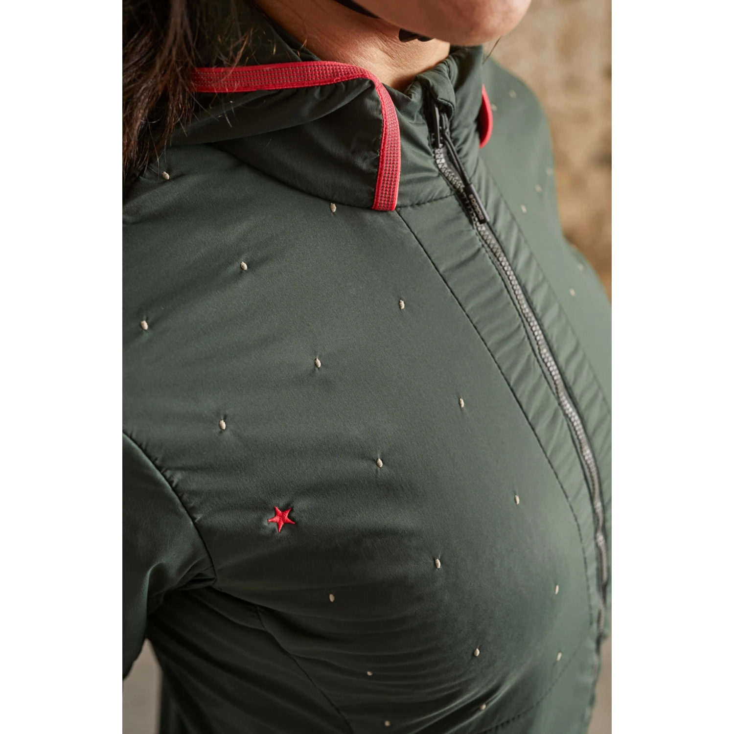 Maloja WinterflowerM. Ski Touring Women's Hybrid Jacket - Deep Forest 0550 - Image 6