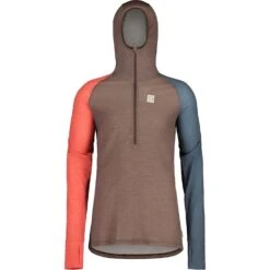 Maloja ZordoM. Mountain Midlayer Longsleeve Shirt - Chocolate Multi 8785